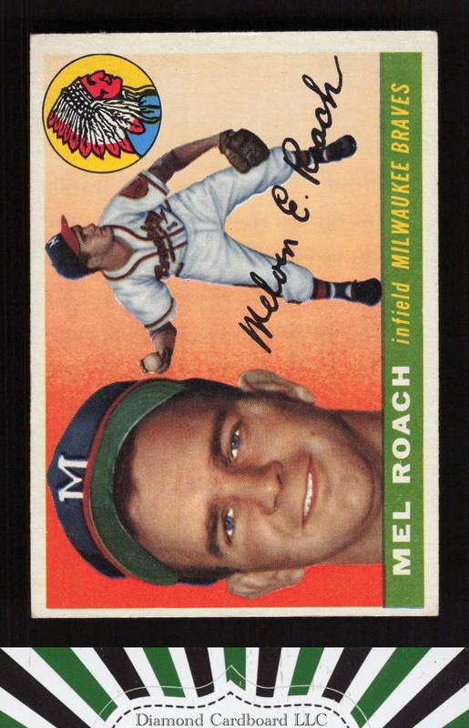 1955 Topps #117 Mel Roach VGEX+ j, front