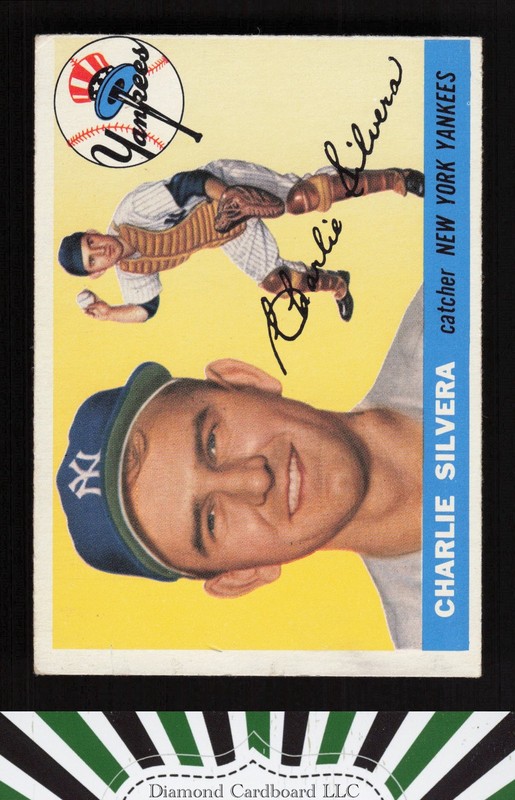 1955 Topps #188 Charlie Silvera VGEX i, front