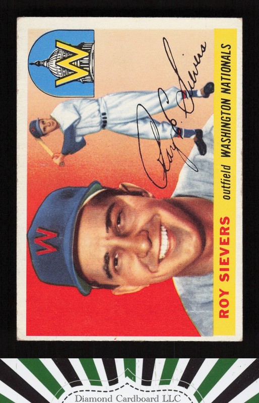 1955 Topps #16 Roy Sievers VGEX p, front