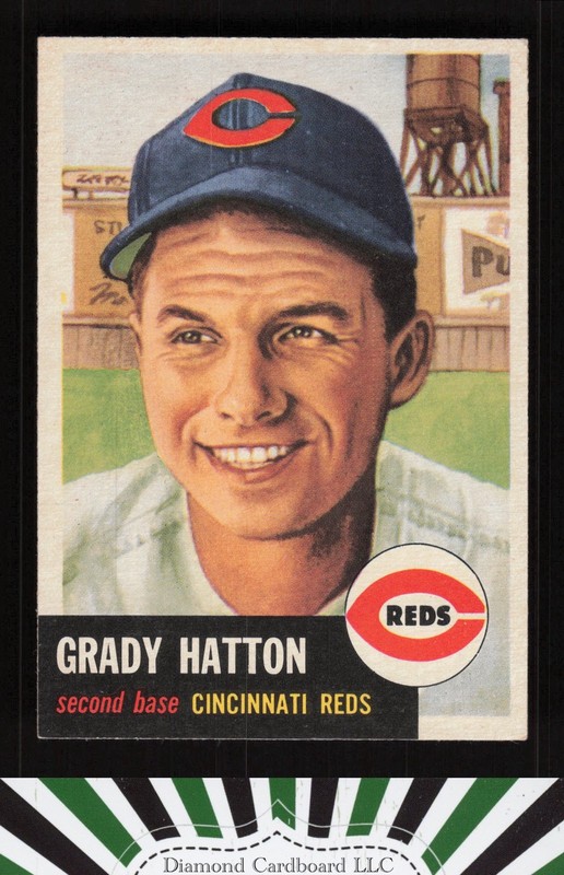 1953 Topps #45 Grady Hatton NM+ h, front