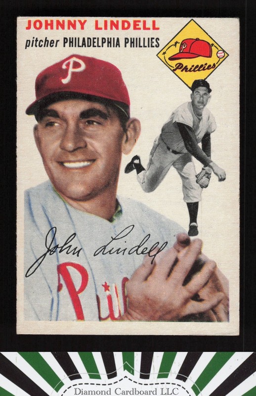 1954 Topps #51 Johnny Lindell VGEX g, front