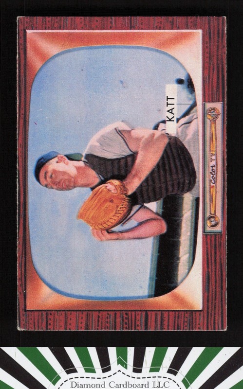 1955 Bowman #183 Ray Katt EX, front