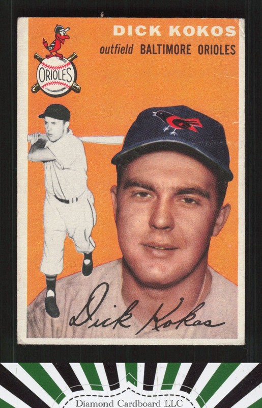 1954 Topps #106 Dick Kokos VG+ c, front