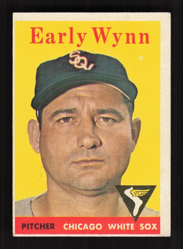 1958 Topps #100 Early Wynn White Letters VGEX f, front