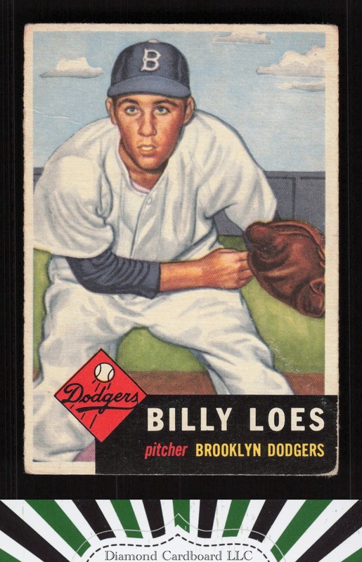 1953 Topps #174 Billy Loes PR a, front