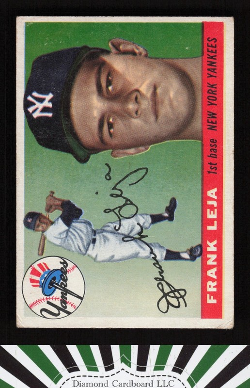 1955 Topps #99 Frank Leja VG b, front