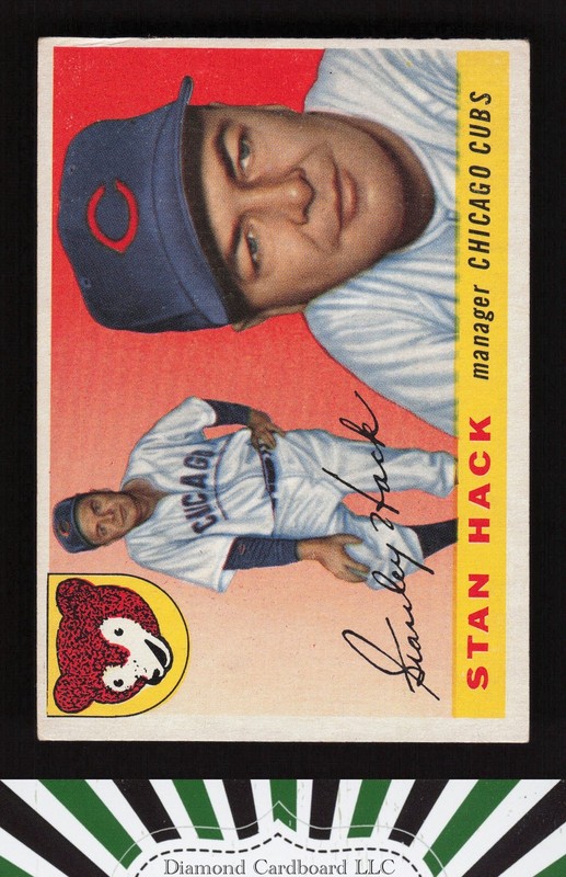 1955 Topps #6 Stan Hack VG+ j, front