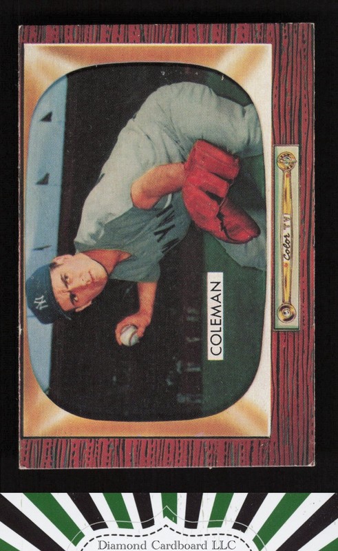 1955 Bowman #99 Jerry Coleman VGEX, front