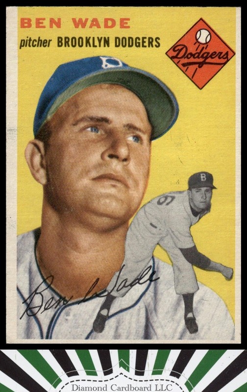 1954 Topps #126 Ben Wade VGEX a, front