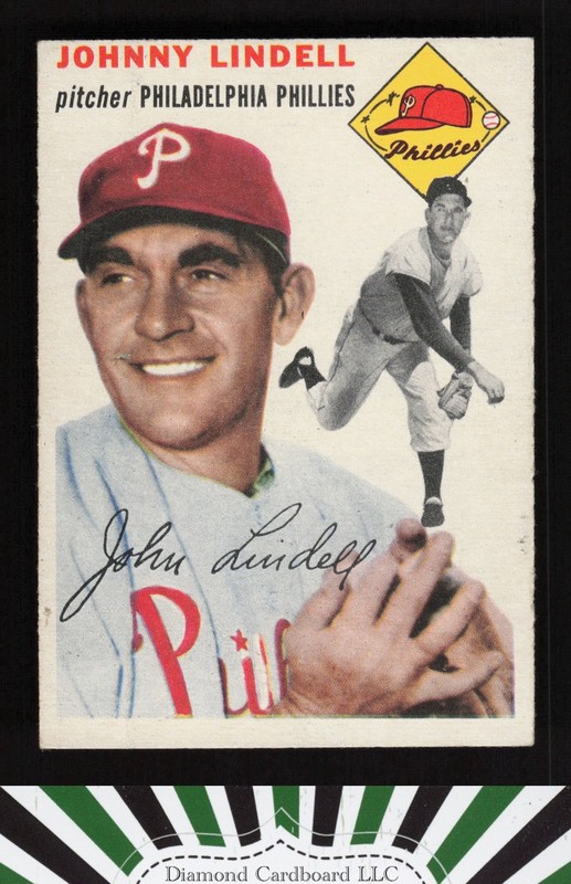 1954 Topps #51 Johnny Lindell VGEX l, front