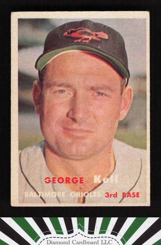 1957 Topps #230 George Kell VGEX c, front