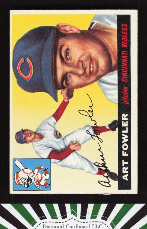 1955 Topps #3 Art Fowler VGEX+ m, front