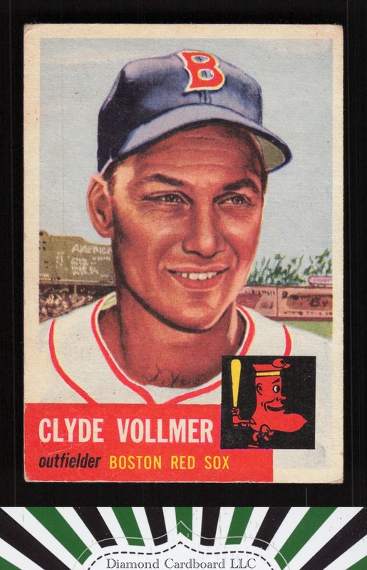 1953 Topps #32 Clyde Vollmer VG+ d, front