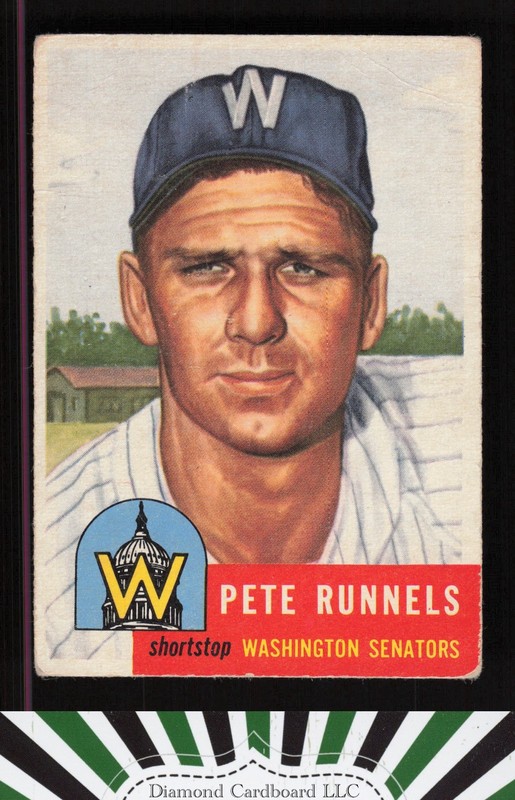 1953 Topps #219 Pete Runnels FR a, front