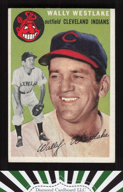 1954 Topps #92 Wally Westlake EX+ m, front
