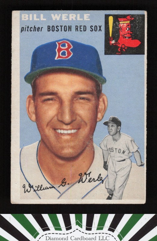 1954 Topps #144 Bill Werle GD k, front