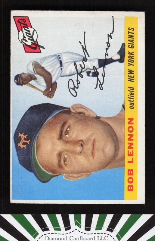 1955 Topps #119 Bob Lennon VGEX e, front