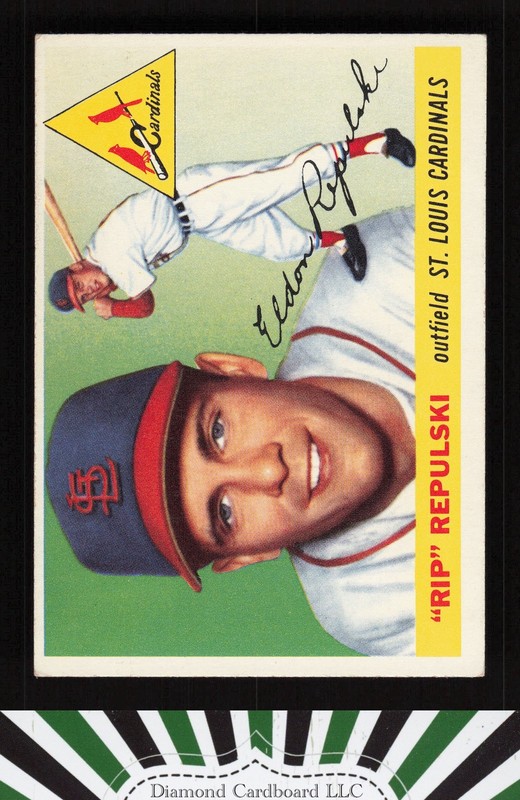 1955 Topps #55 Rip Repulski VGEX+ l, front