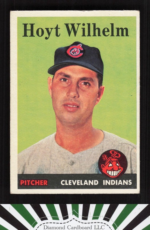 1958 Topps #324 Hoyt Wilhelm VGEX+ h, front