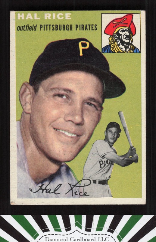 1954 Topps #95 Hal Rice VG+ e, front