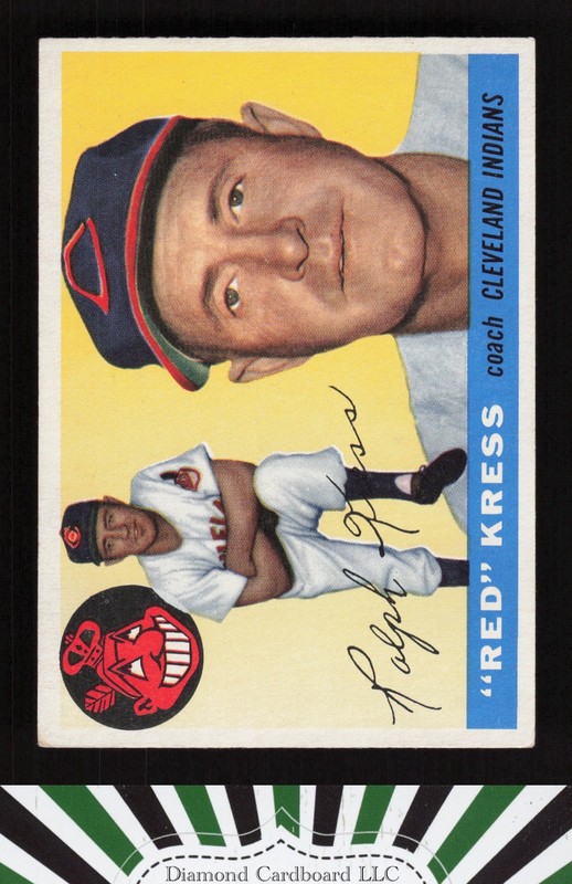 1955 Topps #151 Red Kress EX j, front