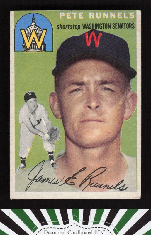 1954 Topps #6 Pete Runnels VGEX i, front