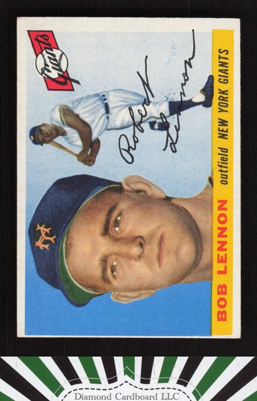 1955 Topps #119 Bob Lennon VGEX o, front