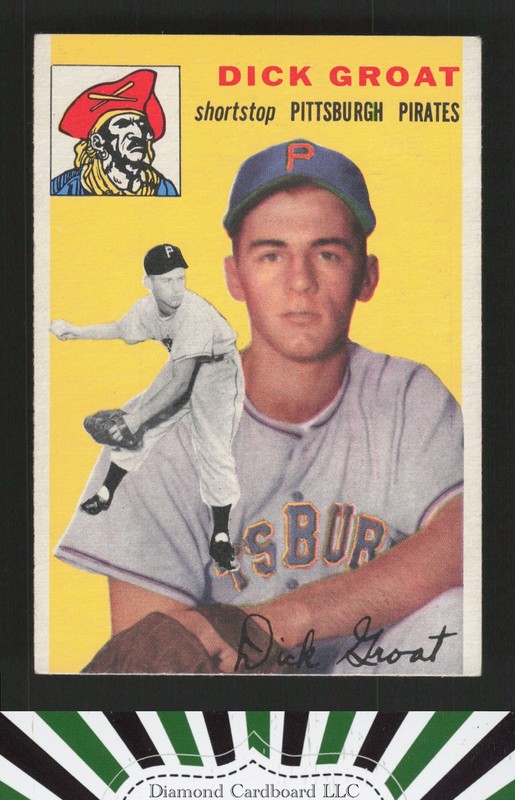 1954 Topps #43 Dick Groat EX (MC) h, front