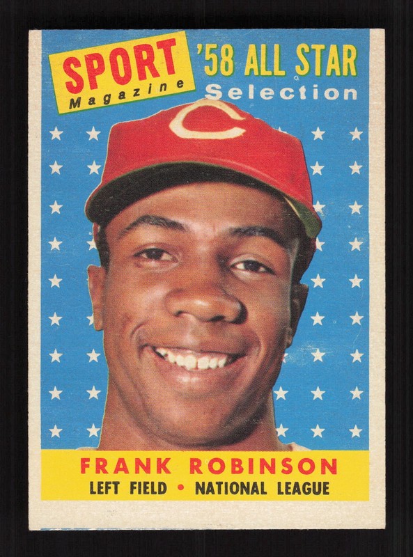 1958 Topps #484 Frank Robinson NMMT (MC) e, front