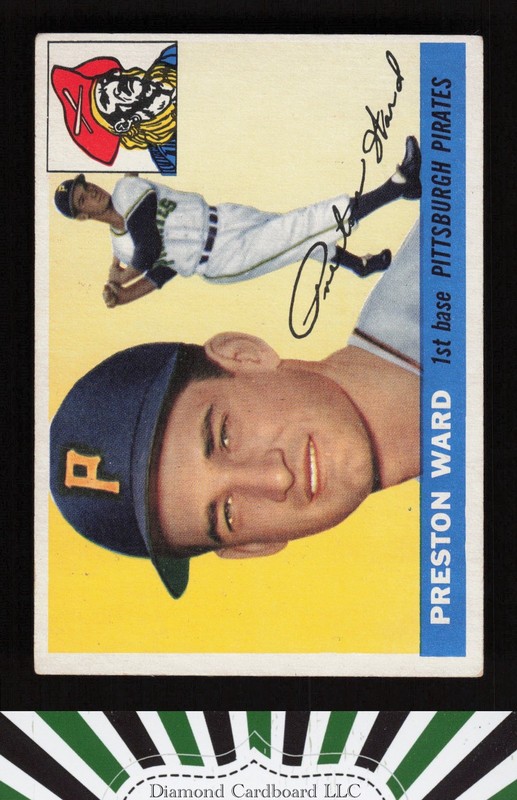 1955 Topps #95 Preston Ward VGEX+ i, front