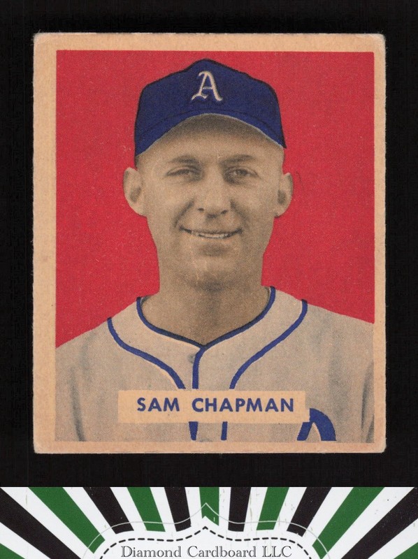 1949 Bowman #112 Sam Chapman VGEX a, front