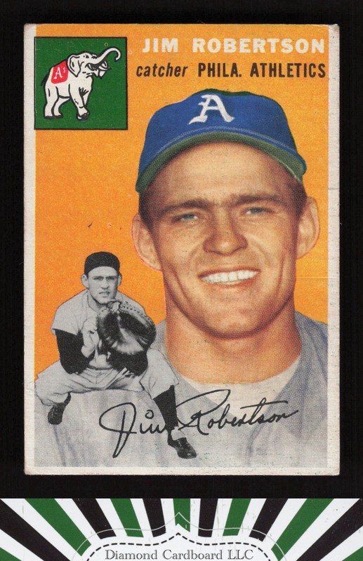1954 Topps #149 Jim Robertson VG c, front