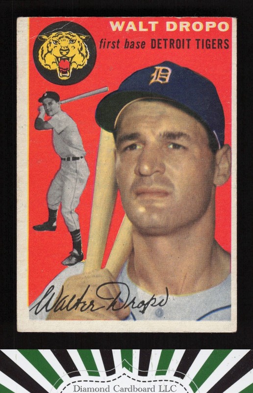 1954 Topps #18 Walt Dropo VG m, front
