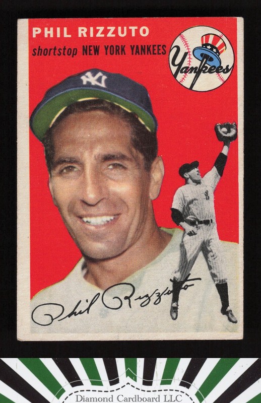 1954 Topps #17 Phil Rizzuto VG+ [GOOD EYE APPEAL] d, front