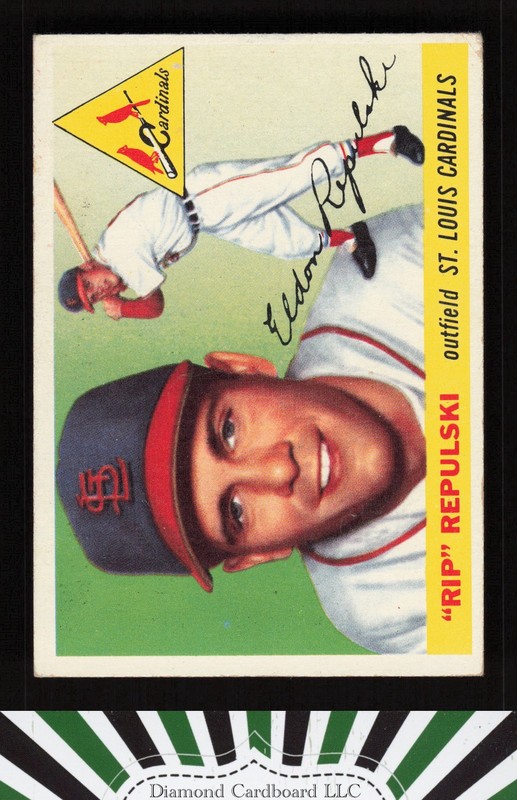 1955 Topps #55 Rip Repulski VGEX s, front