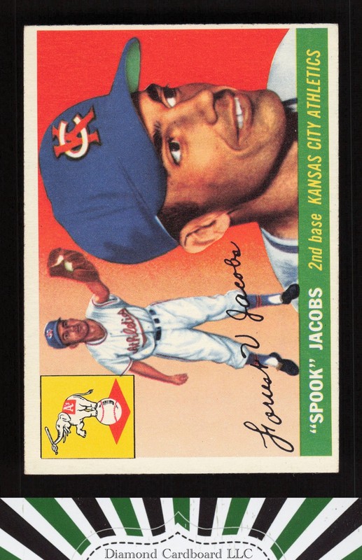 1955 Topps #61 Spook Jacobs EX r, front
