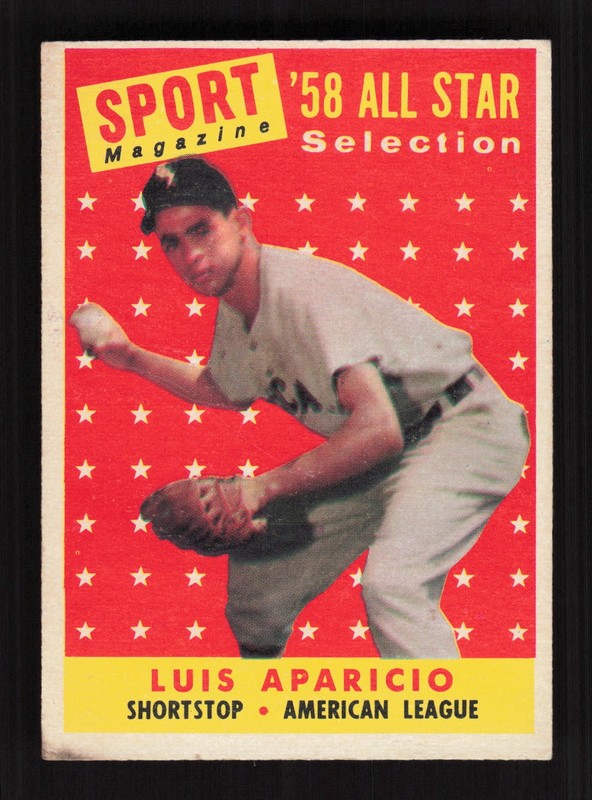 1958 Topps #483 Luis Aparicio VG (ST) c, front