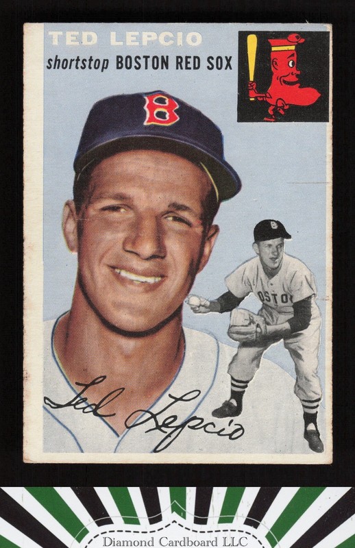 1954 Topps #66 Ted Lepcio GD+ e, front