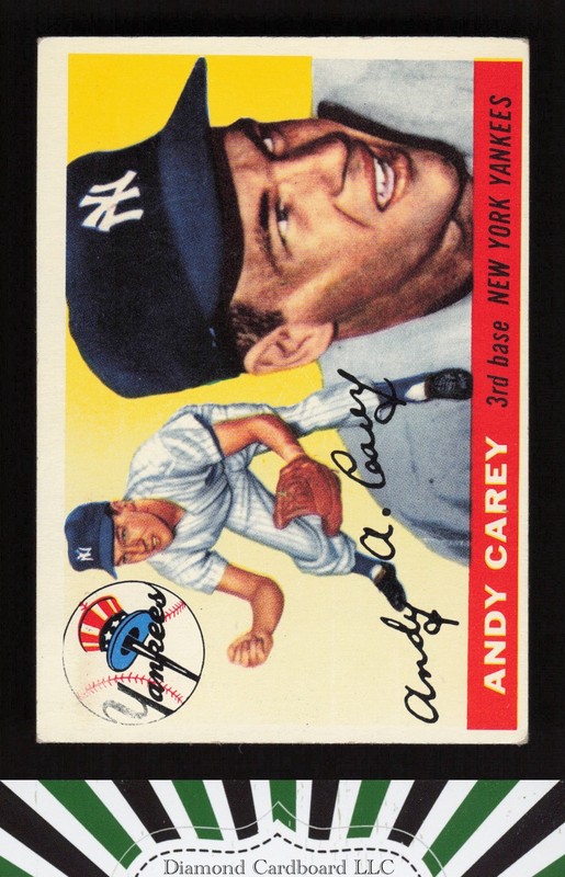 1955 Topps #20 Andy Carey VG e, front