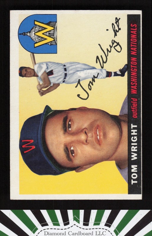 1955 Topps #141 Tom Wright VGEX h, front