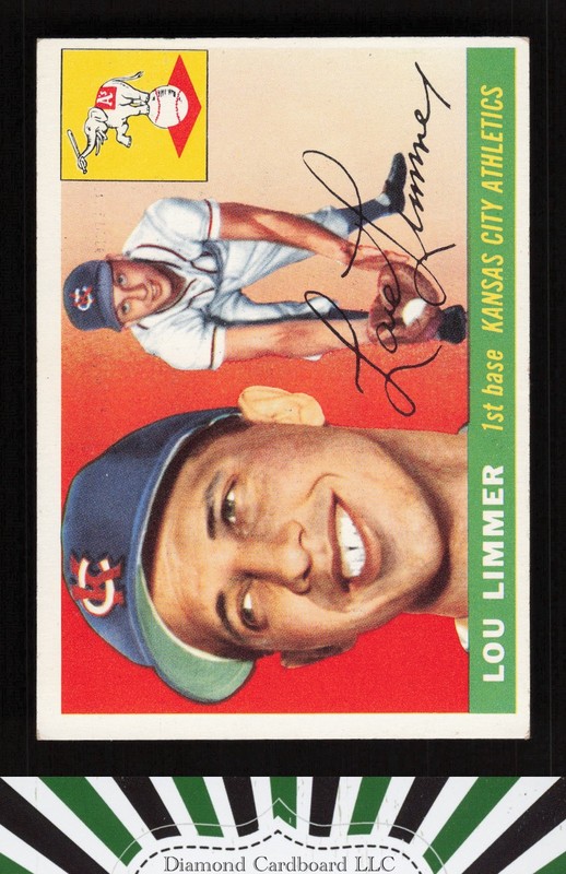 1955 Topps #54 Lou Limmer EX o, front