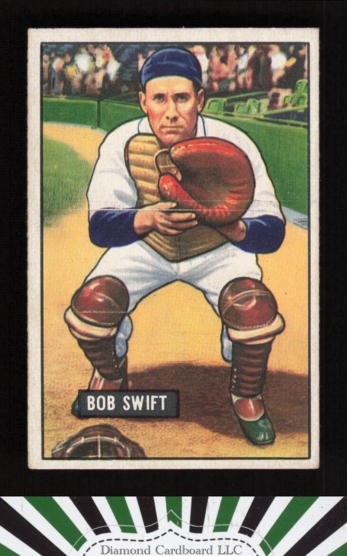 1951 Bowman #214 Bob Swift VGEX+, front