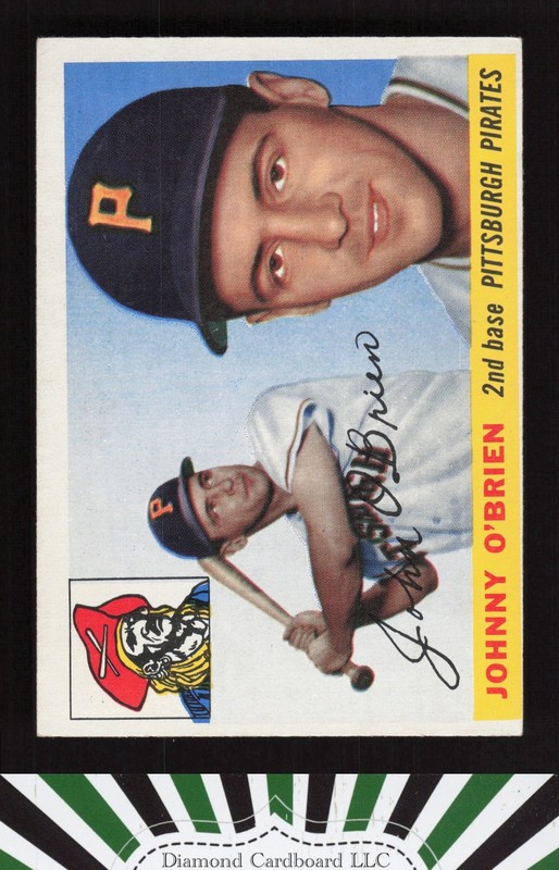 1955 Topps #135 Johnny O'Brien EX (MC) i, front