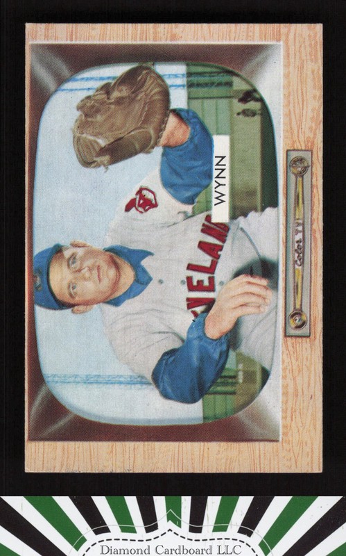 1955 Bowman #38 Early Wynn EXMT b, front