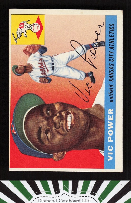 1955 Topps #30 Vic Power VGEX i, front
