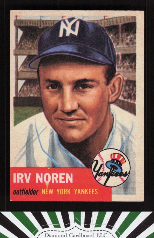 1953 Topps #35 Irv Noren EX f, front