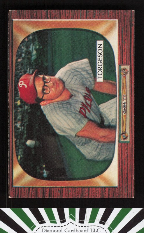 1955 Bowman #210 Earl Torgeson VGEX, front