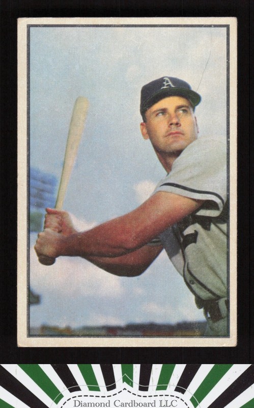 1953 Bowman Color #13 Gus Zernial VGEX c, front