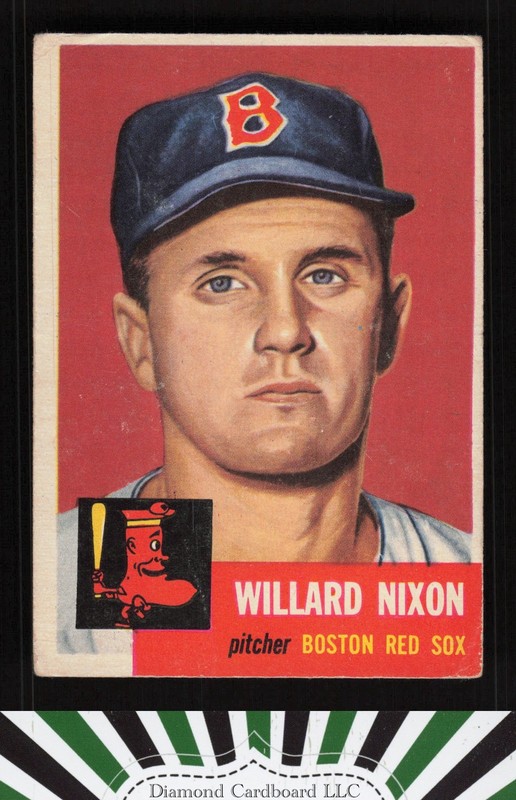 1953 Topps #30 Willard Nixon GD a, front