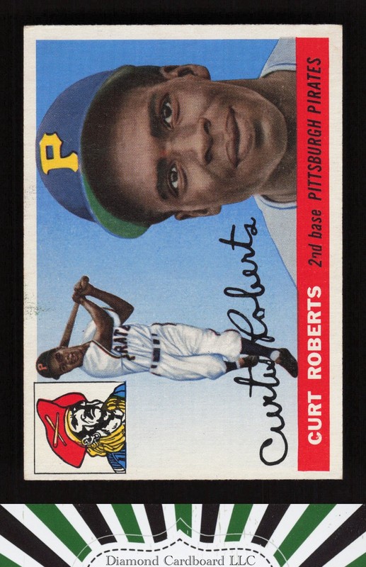 1955 Topps #107 Curt Roberts VGEX+ o, front